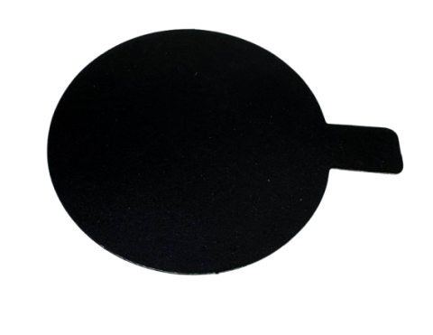 Disc Negru cu maner D8 cm (carton subtire) (Pret la 1500 buc)