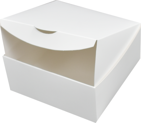 CUTII PRAJITURI 15x19x8 CM ALBE (Pret la 50 buc)