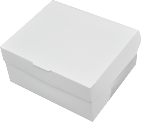 CUTII PRAJITURI (zenith) 30x30x12 CM Albe