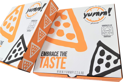 Cutii Pizza Personalizate 2 culori