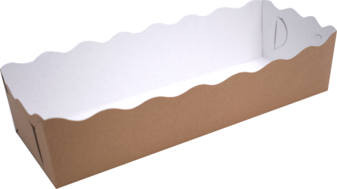 Tavite Ambalare Cozonac 30x14x7 cm Kraft Natur (Pret la 100 buc)