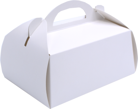 CUTII PRAJITURI 12x12x7 CM ALBE (Pret la set de 100 buc)