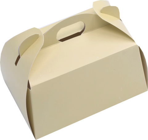 CUTII PRAJITURI 12x12x7 CM CREM (Pret la set de 100 buc)
