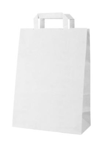 Sacose Hartie Albe Maner Flat 22x11x24 cm