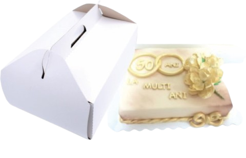 Cutie Tort Micro (carton gros) T31x38 + Tava Alba 30x36 (3 mm) (Pret la 25 buc)