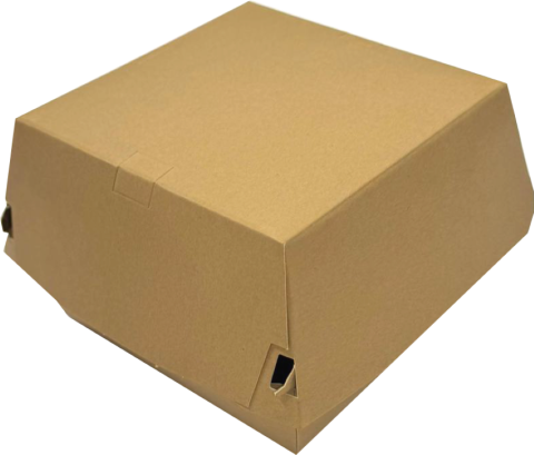 Cutie Hamburger kraft natur 11x11x8.5 cm (Pret la 150 buc)