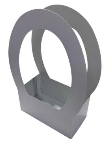 Cos Alb Flori 21x11x10 Cm (carton gros) (Pret la 25buc)