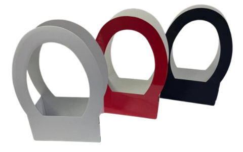 Cos Negru Flori 21x11x10 Cm (carton gros) (Pret la 25buc)