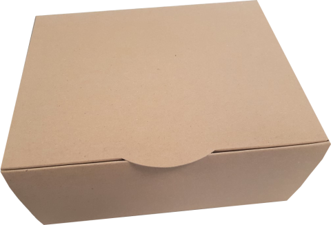 CUTII PRAJITURI 10x10x10 CM KRAFT NATUR (Pret la 100 buc)