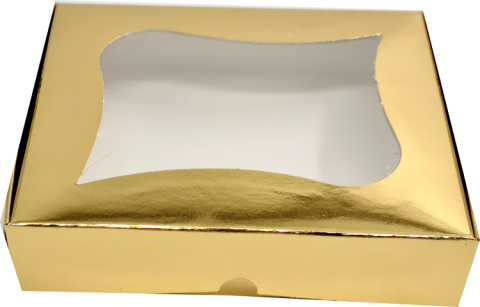 Cutii Aurii cu display 10x12x2.5 cm (Pret la 100 buc)