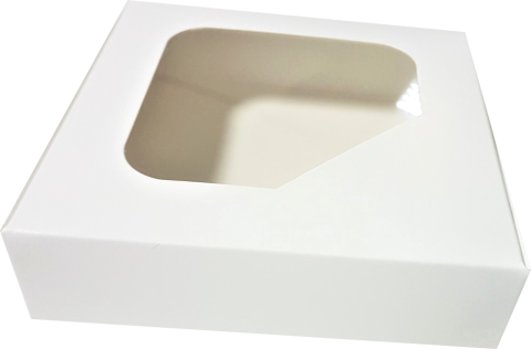 Cutii Albe cu display 12x12x3 cm (Pret la 100 buc)