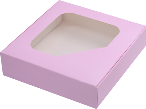 Cutii Roz cu display 12x12x3 cm (Pret la 100 buc)