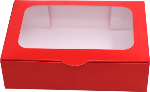 Cutii Rosii cu Display 11x16x4.5 cm (Pret la 50 buc)