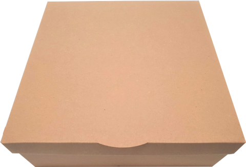 Cutii Transport Prajituri 30x30x12 Cm Natur (carton gros) (Pret la 50 buc)