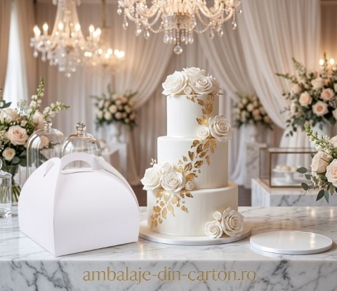 Cutii Tort Albe T30 (Z2) (Pret la 25 buc)