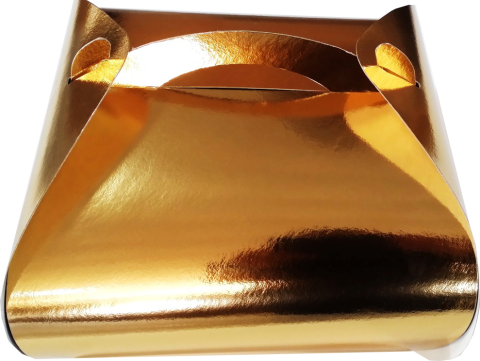 Cutii Tort Aurii T18x25x8(13) Cm