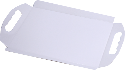 Tavi albe cu maner laminate 23x33x2.5 cm (carton gros)