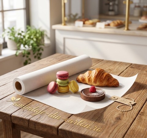 Hartie Alba Pentru Cofetarii - Patiserii 40x60 CM KBM (Pret la Top de 10 kg)